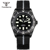 42mm PVD Black FXD Tandorio TD267B Titanium Diver NH35 Miyota 8215 PT5000 Automatic Sapphire 20ATM