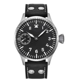 44mm  Men's Watch Seagull ST3600 Manual Winding Sub Second  Sapphire Luminous Chronograph