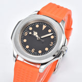 Aquanuat Watch TD901 40mm Dress Watch  sapphire Luminous  5ATM Glassback pvd gold black