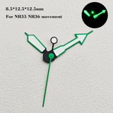 28.5mm NH35 watch dial Fit for NH34 NH35 NH36 automatic movement For SKX SRP Green Luminous Custom logo Watch Modification parts