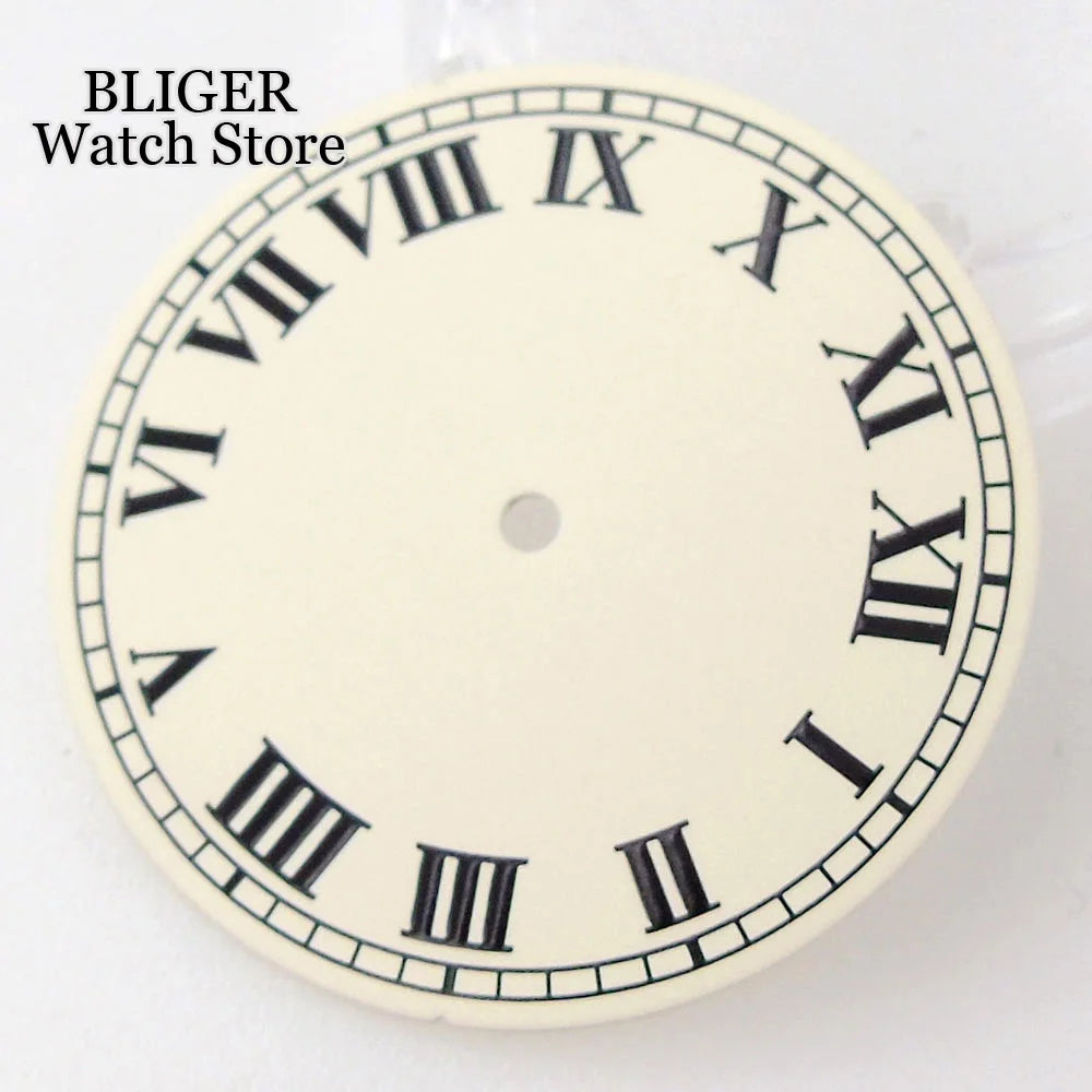 39mm vintage pilot Case 33.5mm Dial Sapphire Glass For NH35 NH35A 2824 PT5000 Waterproof Watch Case Screw Crown