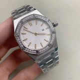 Diamon watch for Women 31mm Octogon AP Quartz Watch Japanese VJ24 5ATM Sapphire