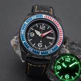 43MM Mod Samurai Black Series SRPE39K1 SRPF79K1 Diver C3 Luminous Sapphire NH35 NH36  Automatic