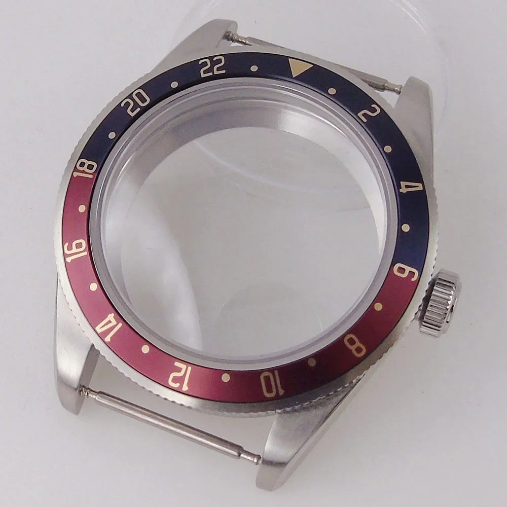 39mm Dive Watch Case BB58 Mod 20BAR Waterproof Dome Sapphire Glass 39mm Black Bay Watch Case for NH34 NH35 NH36 NH70 ETA2824 PT5000 Watch Parts