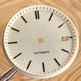 33.5mm Salmon Pink Black White Watch Dial Silver Hand Set Fit NH35 NH36 Automatic Movement Diving Men Watch Parts