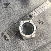 42mm ロイヤルオーク APケース ステンレススチール ブラッシュド オクタゴンウォッチケース ブレスレット ガラスバック チャプターリング サファイアガラス NH35 NH36 自動巻きムーブメント搭載