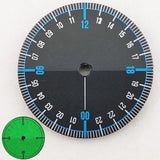 28.5mm dial 24-hour NH35 dial Full luminous dial suitable for NH34 NH35 NH36 movement green luminous watch parts FOR WATCH DIAL
