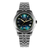 San Martin SN0144 39mm Gada Watch Sunburst JianZhan Miyota 90S5 Automatic  Ar Sapphire Swiss Lume 10Bar