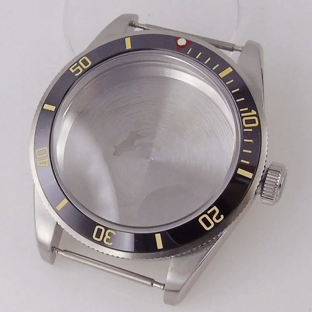 39mm Dive Watch Case BB58 Mod 20BAR Waterproof Dome Sapphire Glass 39mm Black Bay Watch Case for NH34 NH35 NH36 NH70 ETA2824 PT5000 Watch Parts