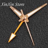GS 4 Pointers NH34A GMT Watch Hands C3 Green Luminous Watch Needles for NH34 NH35 NH36 NH38 Movement