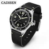 CADISEN C8239 40mm Dive Watch MIYOTA 8215 Movement 10bar AR Mineral Crystal Luminous Red Mens Watches
