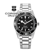 CORGEUT 41mm BB58 Diver Sapphire Ceramic Bezel 10Bar NH35 Automatic Glass Back