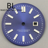 24.5MM Dial for women's watch Sunburst NH05 Watch Dial Gold Rose Sticks Number Women's Mechanical Watch Modified Parts Fit 31mm NH05 NH06 Watch