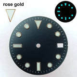 151 type of dials Submariner 28.5mm dial with calendar window suitable for NH35 movement luminous dial can support DIY dial customization name/logo