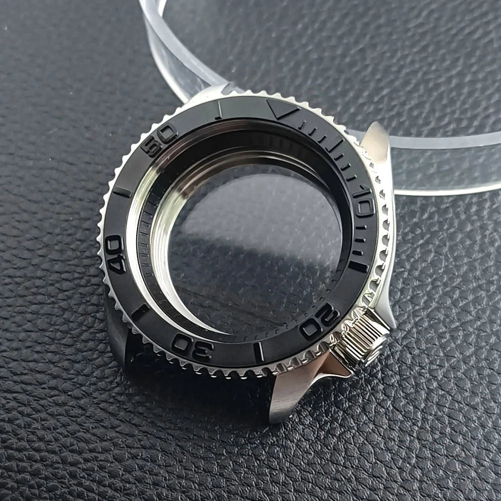 42mm Skx007 Case Mod For NH35 316 Steel Case Fit NH35 NH36 Movement/Dial Case Plane Sapphire Glass 22mm Strap Watch Box