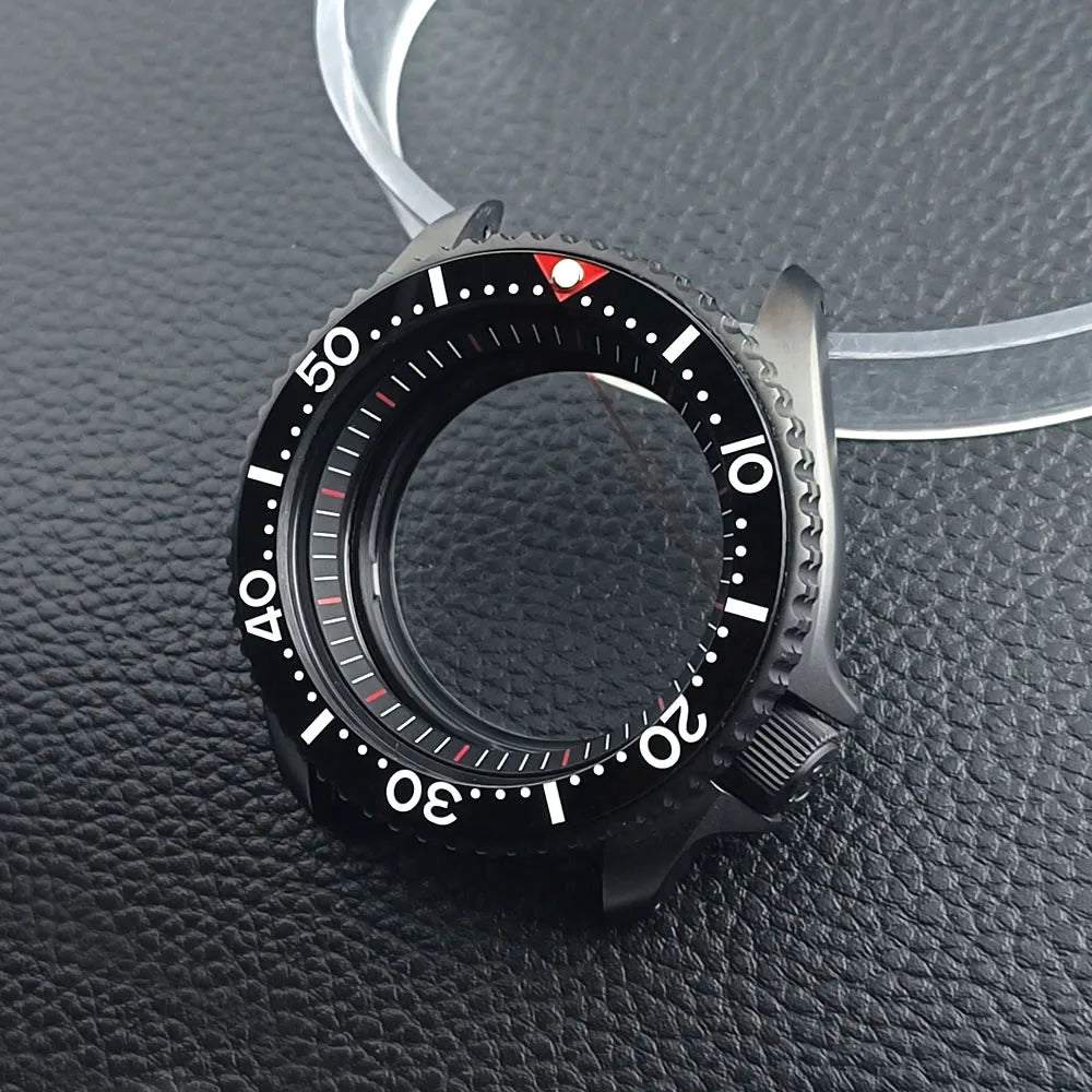 Black SKX007 Case PVD 42mm Sapphire NH35 Mod Case Nh36