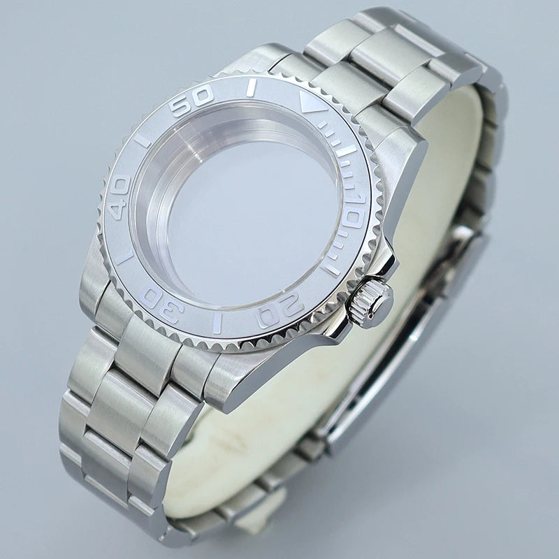 40MM Submariner watch case Eta2824 Sw200 PT5000 Sloping Bezel Sapphire GMT Yacht Master