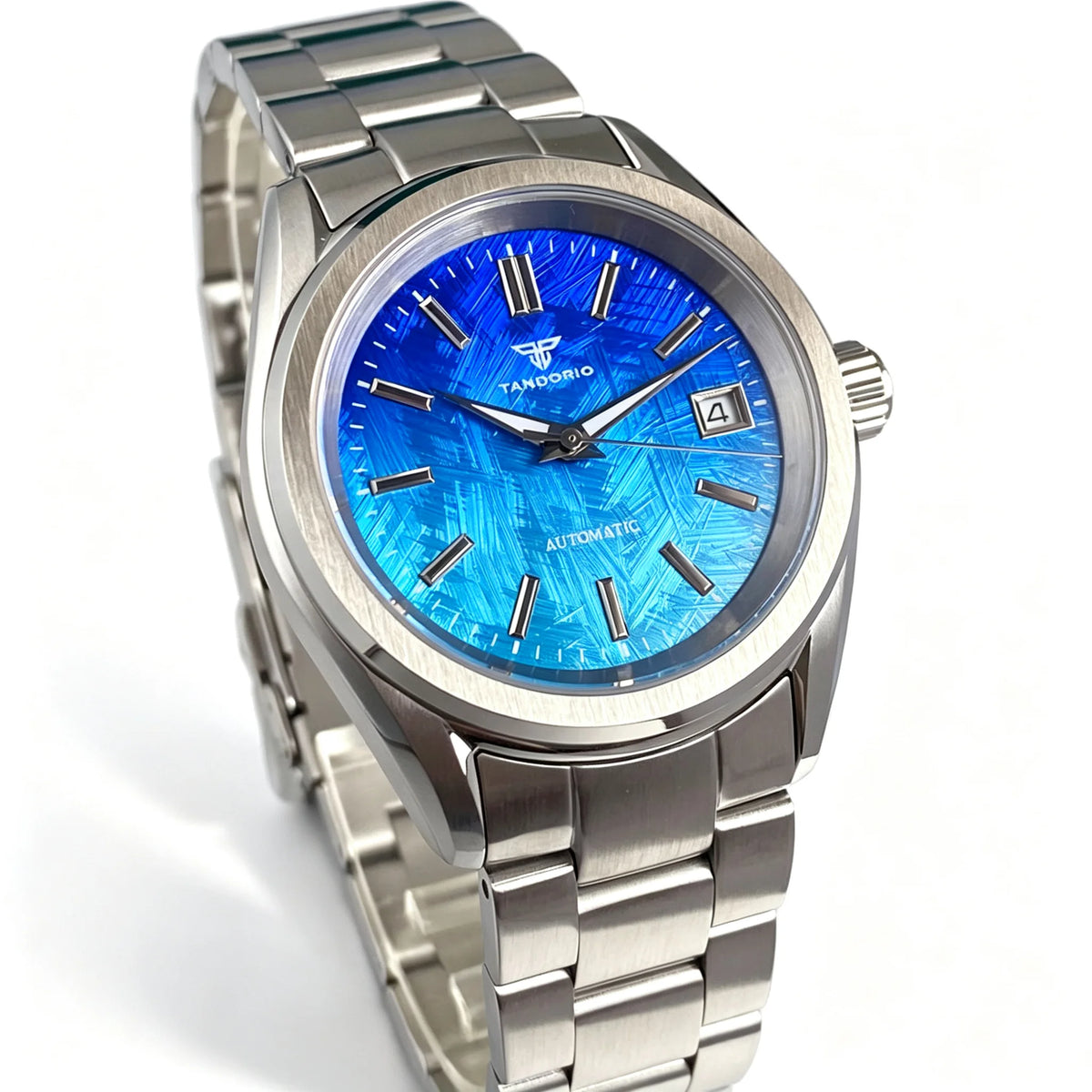 38mm Dress Watch Tandorio TD158C Miyota 8215/PT5000 AUTOMATIC  Sapphire Glass 20ATM Date Glass Back
