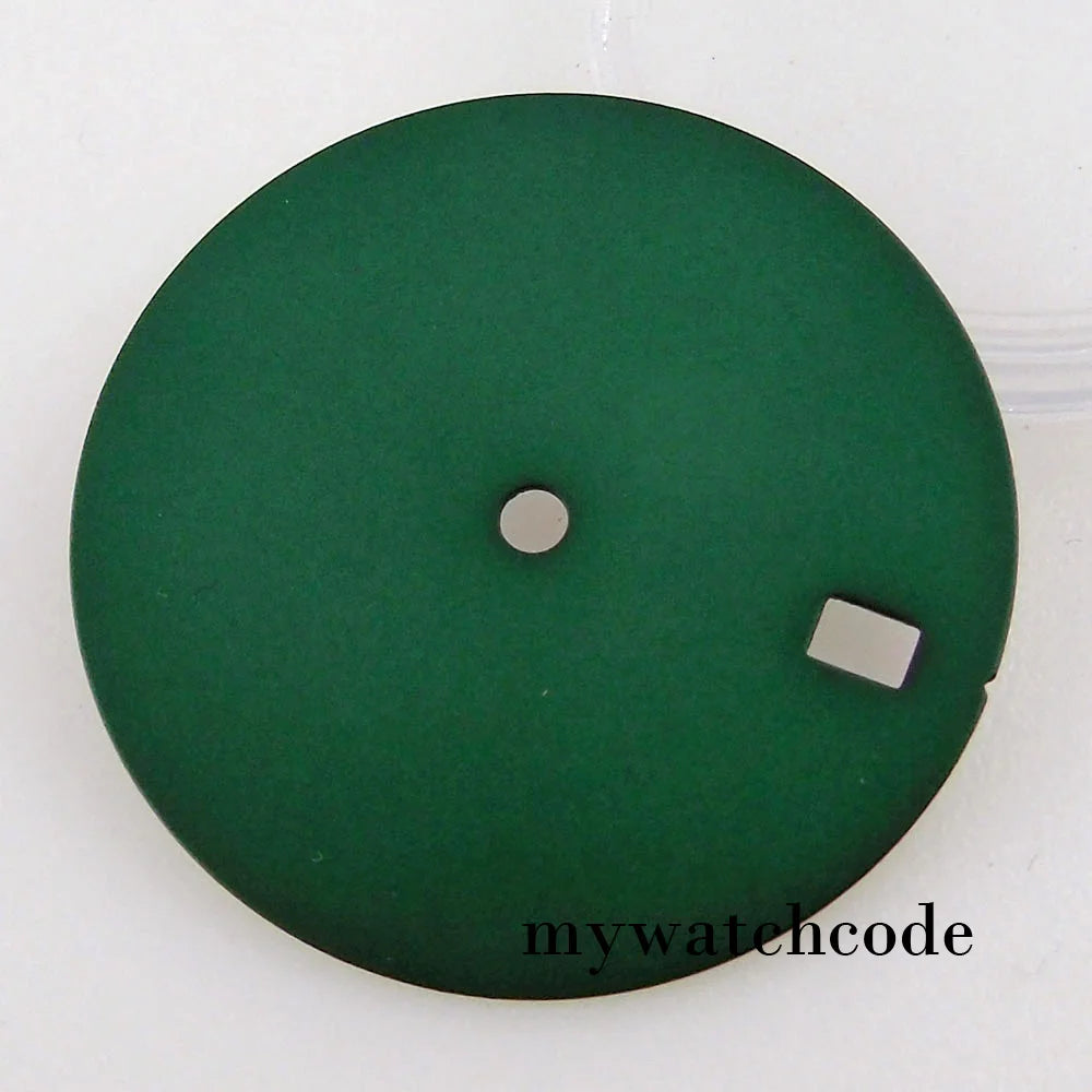 29mm Green/Blue/Black/Yellow/White Sterile Watch Dial Date Day Window Fit for NH35A NH36A Automatic Movement Watch Accessories