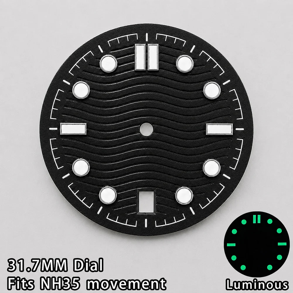 42mm NEW Seamaster Case with 31.5mm Dial 38mm bezel insert Fits NH35 movement Sapphire Stainless steel 10bar