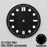 42mm NEW Seamaster Case with 31.5mm Dial 38mm bezel insert Fits NH35 movement Sapphire Stainless steel 10bar
