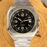 BR-05 Mod Watches Tandorio TD303B 42mm Japan NH35 Automatic Square Sapphire Crystal Rotating Chapter Ring 10ATM 6912 Dial