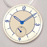 38mm Watch Case for ST1701 Silver Stainless Steel Watch with 31mm Dial Somed Sapphire 5ATM