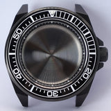 43.8mm Modified Samurai Watch Case Sapphire  For NH35 NH36 NH38 4R36 Movements 100M Waterproof