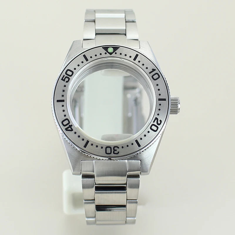 40.5mm Modified SPB143J1/SPB253J1 Black Tiger Whale Watch Case For Seiko NH35 NH34 NH36 NH38 Movement