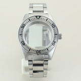 40.5mm Modified SPB143J1/SPB253J1 Black Tiger Whale Watch Case For Seiko NH35 NH34 NH36 NH38 Movement