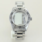 40.5mm Modified SPB143J1/SPB253J1 Black Tiger Whale Watch Case For Seiko NH35 NH34 NH36 NH38 Movement