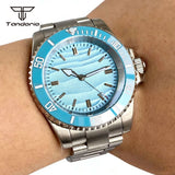 40MM Sand Dune Submariner Mod Tandorio TD266S Sapphire For  Miyota 8215/NH35/2824 Movt 10ATM