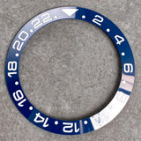 39.8mm*31.6mm Ceramic/Alloy Bezel Insert for GMT SUB SEA Steel Watch Slope Bezel Ring Dive Watch Mod