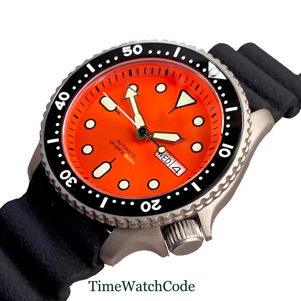 Tandorio Ti-2 Titanium Skx TD251 Automatic Diver Watch NH36 Tandorio Ti-2 Titanium Skx TD251 Automatic Diver Watch NH36