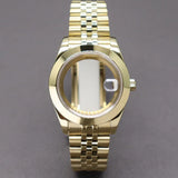 Explorer Watch Case 36mm/39mm Silver Rose Gold yellow Gold Two tone Sapphire 316L stainless Steel For Nh35 Nh36 NH34 NH38 Nh70 Miyota 8215 8285Movement