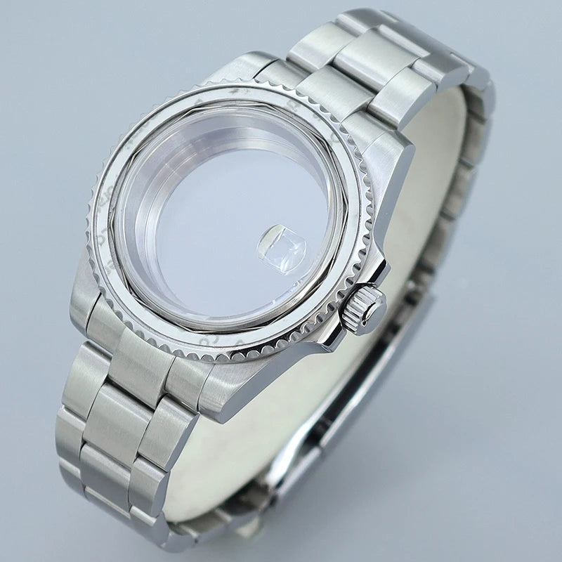 40MM Submariner watch case Eta2824 Sw200 PT5000 Sloping Bezel Sapphire GMT Yacht Master