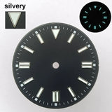 151 type of dials Submariner 28.5mm dial with calendar window suitable for NH35 movement luminous dial can support DIY dial customization name/logo