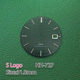 31.8mm watch dial PRX dial NH35 Oak dial Dial No Hands Green Luminous Suitable for NH35 NH36 Movement Watch Modification Accessories