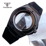 Black PVD 40mm Engineer Watch Case Watchband Sapphire Glass Fit for Engineer Style Watch Mod Accessories NH35 NH36/ETA2824 PT5000 Model