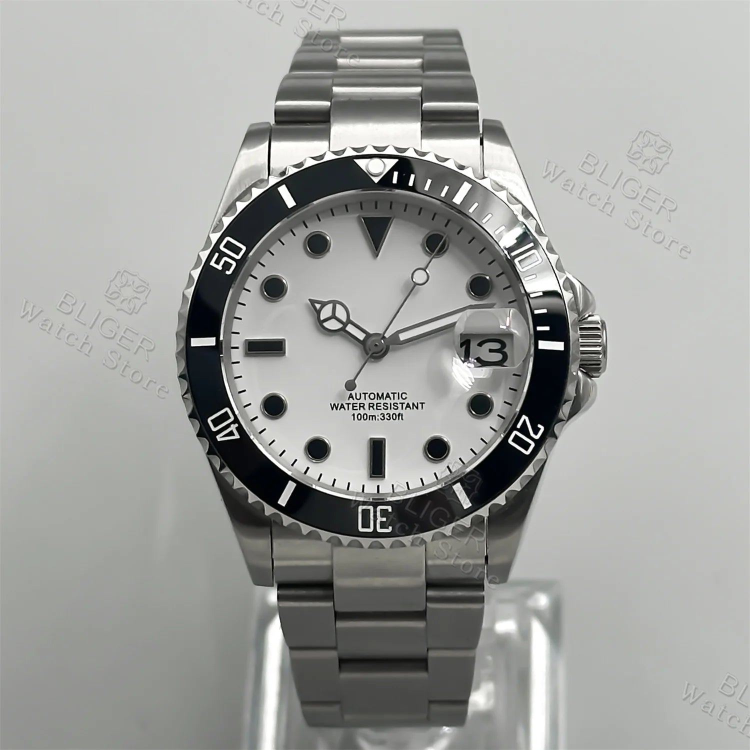 36mm Submariner Yacht Master 38mm 40mm  NH35A PT5000 Date Sapphire Rotating Ceramic Bezel Luminous