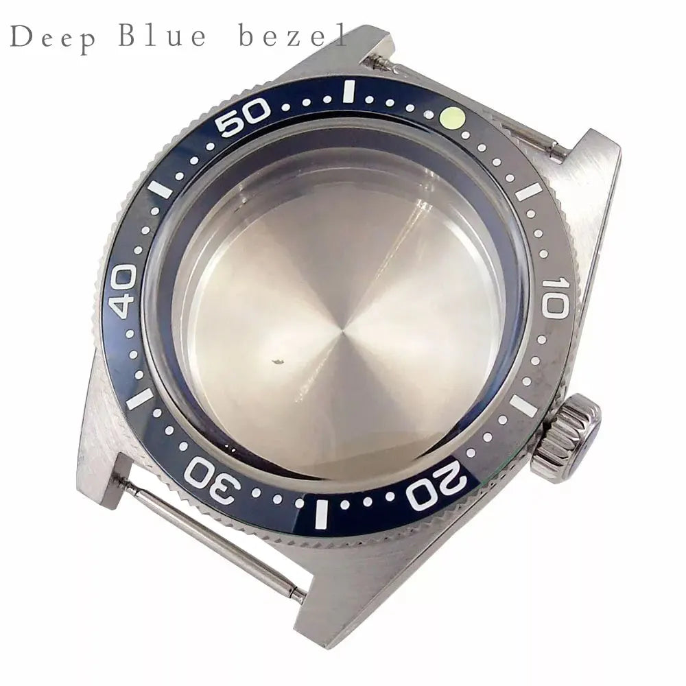 62MAS Watch case 41mm Diving Watch Case 300m Waterproof Sapphire Crystal Glass For NH34 NH35 NH36 NH38 ETA2824 Movement