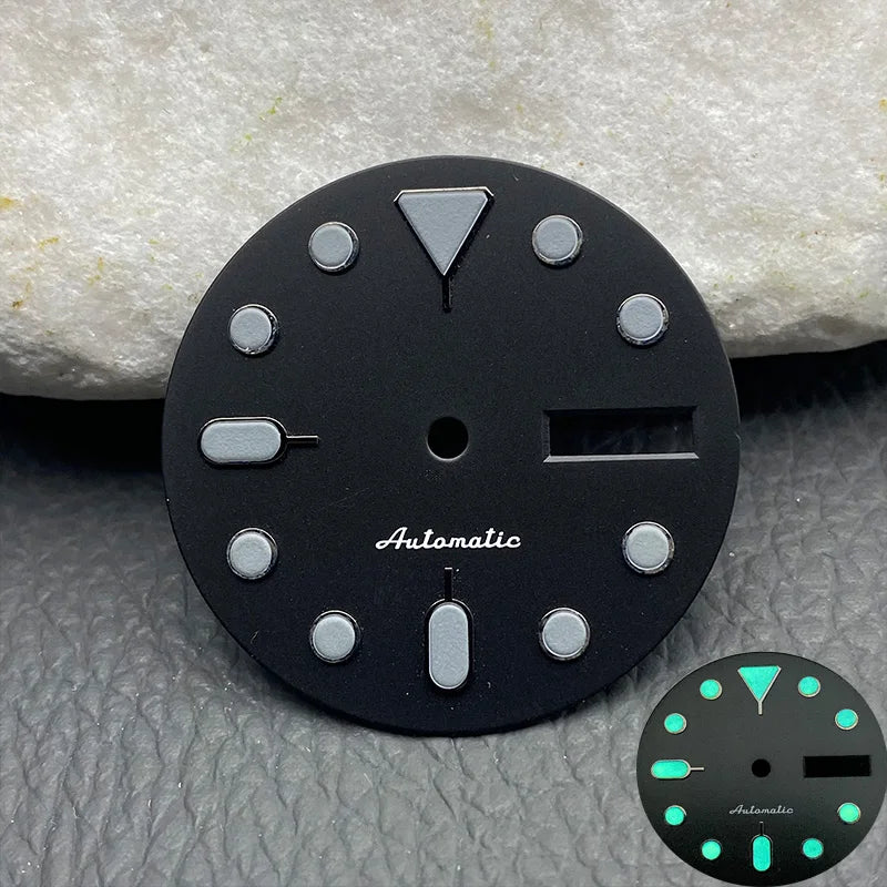 NH36 Watch Dial 28.5mm for SKX007 SKX173 SRPD Turtle Abalone Tuna Canne Diving Watch Dragon