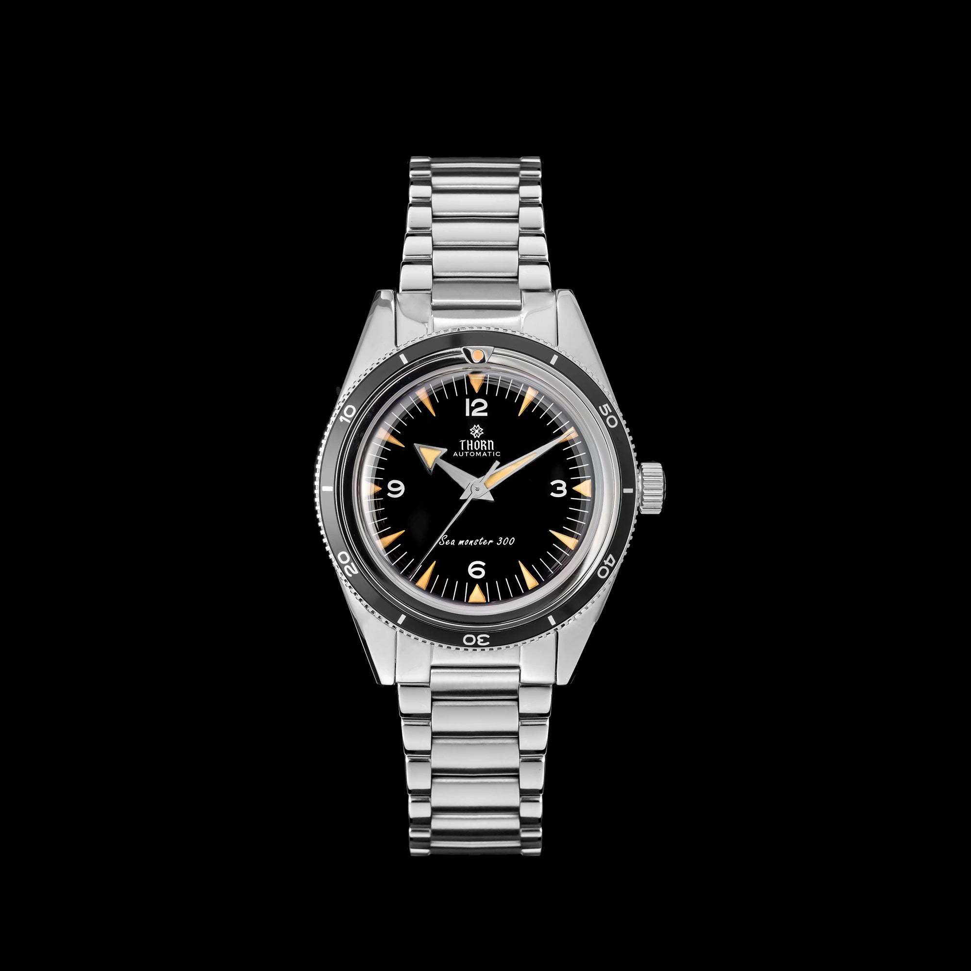38MM THORN Seamaster 300 Coaxial Master Mod Watch T026A B C three musketeers Sapphire