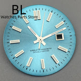 24.5MM Dial for women's watch Sunburst NH05 Watch Dial Gold Rose Sticks Number Women's Mechanical Watch Modified Parts Fit 31mm NH05 NH06 Watch