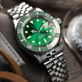 Miyota 8215 Submariner Mod Tandorio TD203M 40mm PT5000 Movt Sapphire Bubble Date