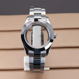 Explorer Watch Case 36mm/39mm Silver Rose Gold yellow Gold Two tone Sapphire 316L stainless Steel For Nh35 Nh36 NH34 NH38 Nh70 Miyota 8215 8285Movement