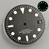 California Dial 29mm Sterile Green Luminous for NH35 NH36 NH34 ETA2824 PT5000