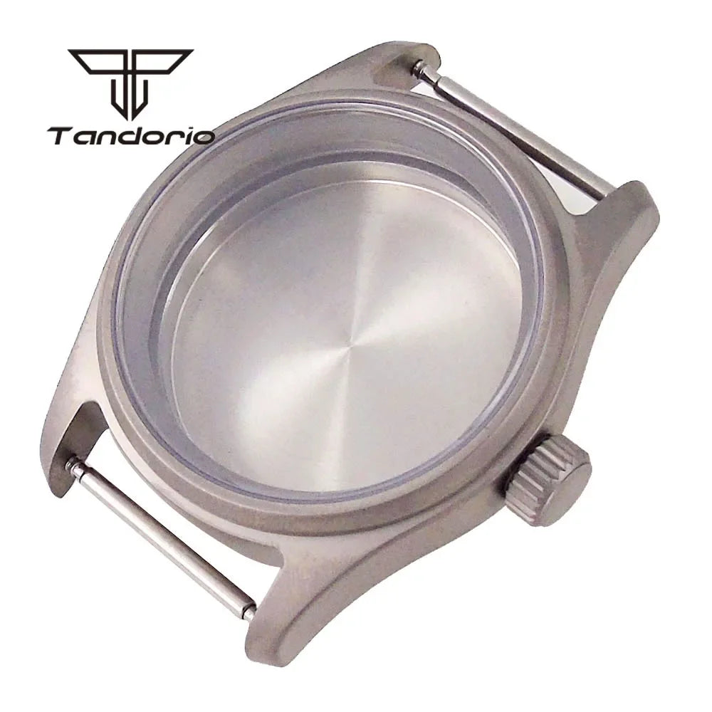 36mm Titanium Watch Case+29mm Dial+Hands Pilot Wristwatch Parts Fit NH35 NH36 ETA2824/2836 PT5000 ST2130 Miyota8215 8205 821A