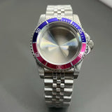 Retro Diver case 39mm,10bar waterproof stainless steel sapphire crystal case, suitable for NH34, NH35, NH36 mechanical movement accessories