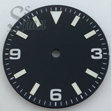 Explore watch dial 29mm dial with 369 digital stripe indices is suitable for the NH35 NH36 Miyota8215 821A ETA28242836 PT5000 DG2813 movement parts